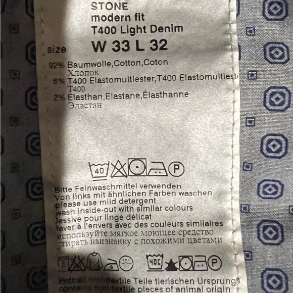 Alberto jeans Luxury T400  light denim modern fit W33 L32 - Picture 6 of 8